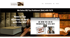 Desktop Screenshot of irs-taxdebthelp.com